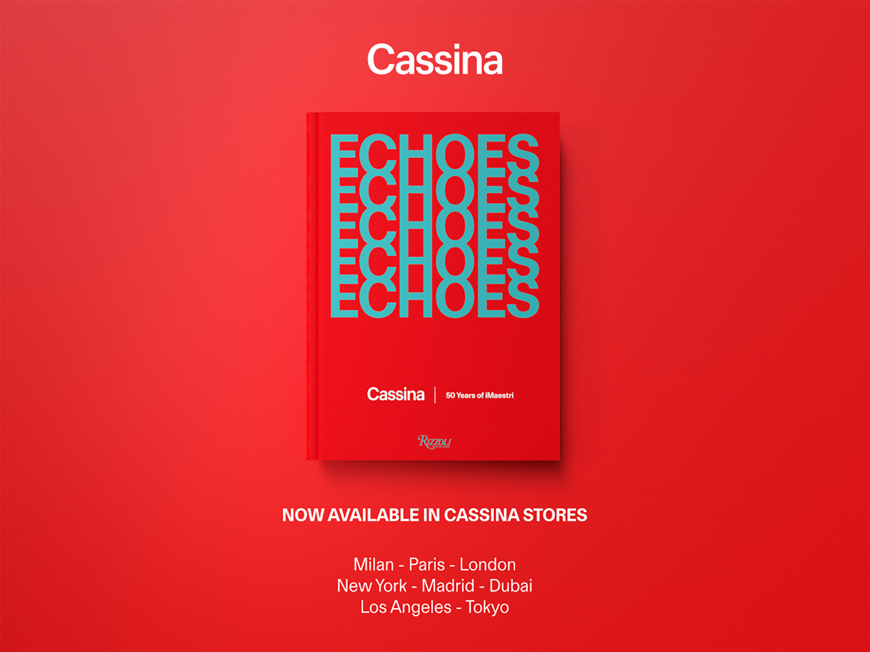 新品 Rizzoli Echoes: Cassina カッシーナ ブック 本 新品 Rizzoli Echoes: Cassina カッシーナ ブック 本