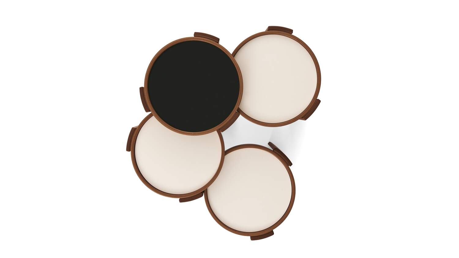 780/783 Round low table by Gianfranco Frattini