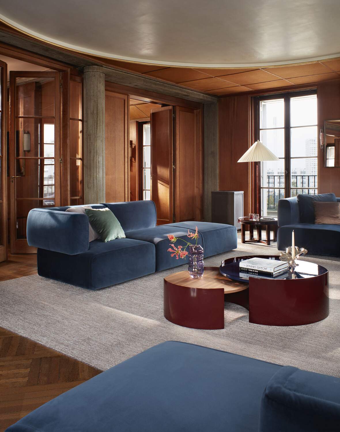 Cassina/カッシーナ■554 BOWYコーヒーテーブルセット　定価約95万 554 BOWY OUTDOOR（ボウイ アウトドア ローテーブル）Cassina