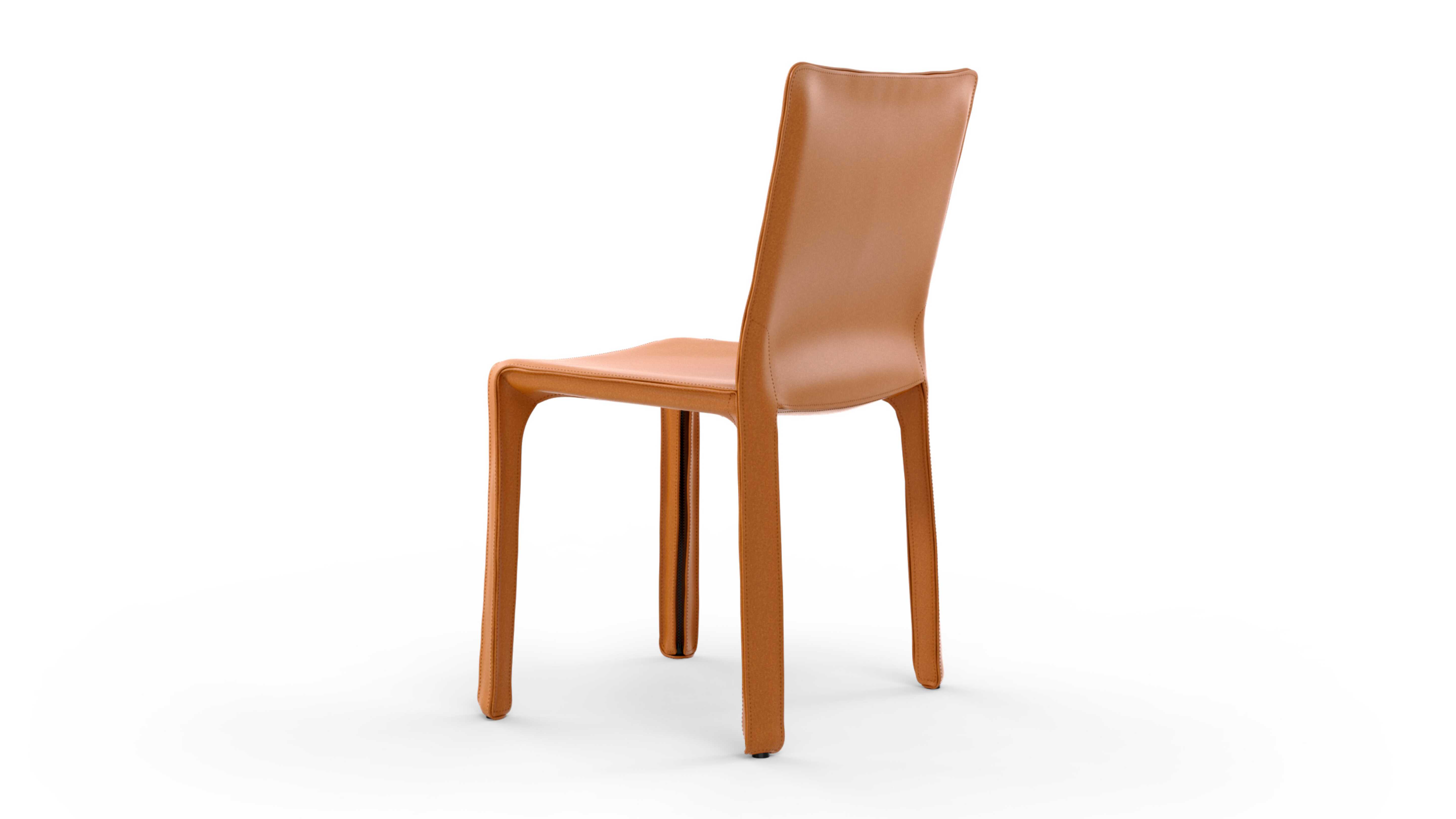 Cassina（カッシーナ）412 CAB 【受注輸入色/シェイデッドマロン】キャブ アームレスチェア|カッシーナ・イクスシー 公式オンラインストア  家具・通販