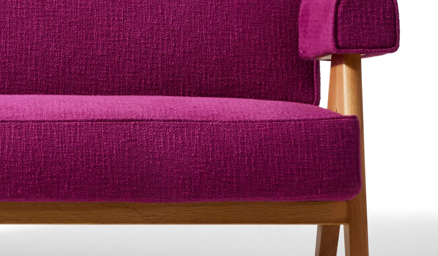 もうすぐ梅雨セール◇Cassina　FontanaArte　ConRuote Capitol Complex Armchair, Black stained oak / cognac leather