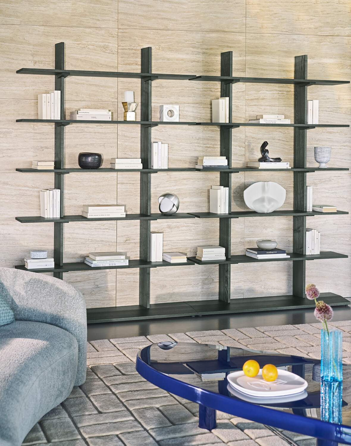 Formafantasma's FF Spine - Italian design floor bookshelf