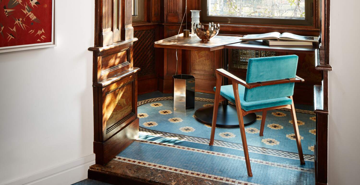 Luisa Chair with armrests by Franco Albini | Cassina