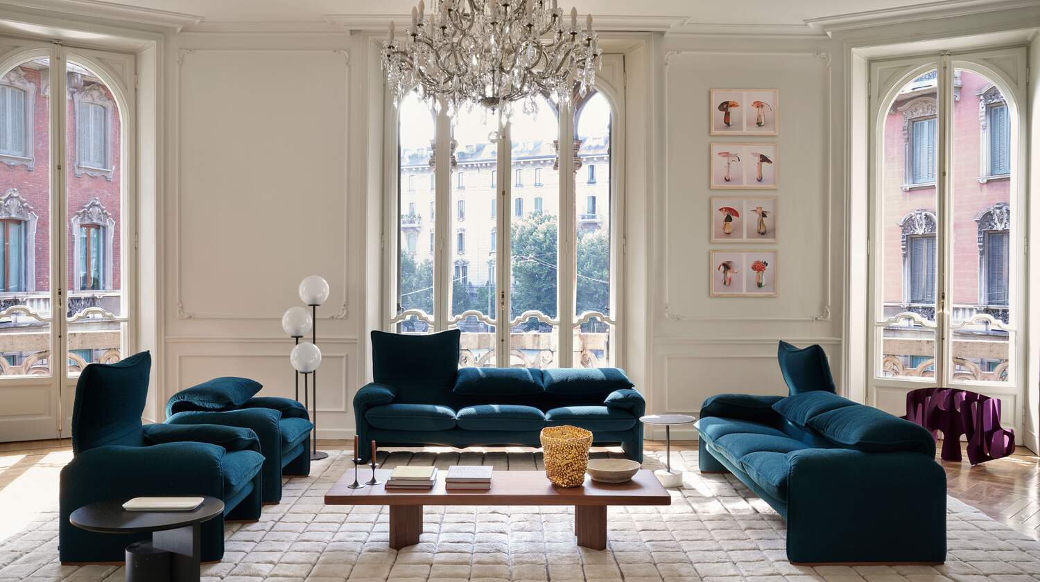 Maralunga Sofa - Vico Magistretti - Italian Design by Cassina