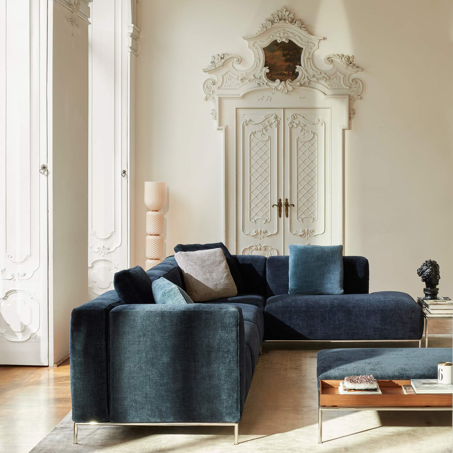 Cassina ixc CRAB コンフォート 2Pソファ シャンパンゴールド 2人掛け