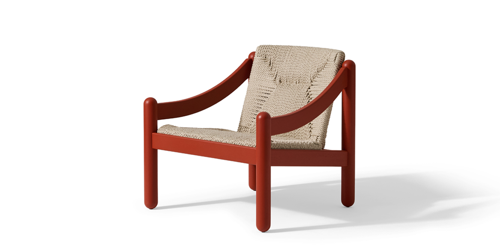 Novetrenta rope armchair - Italian outdoor design by Vico Magistretti