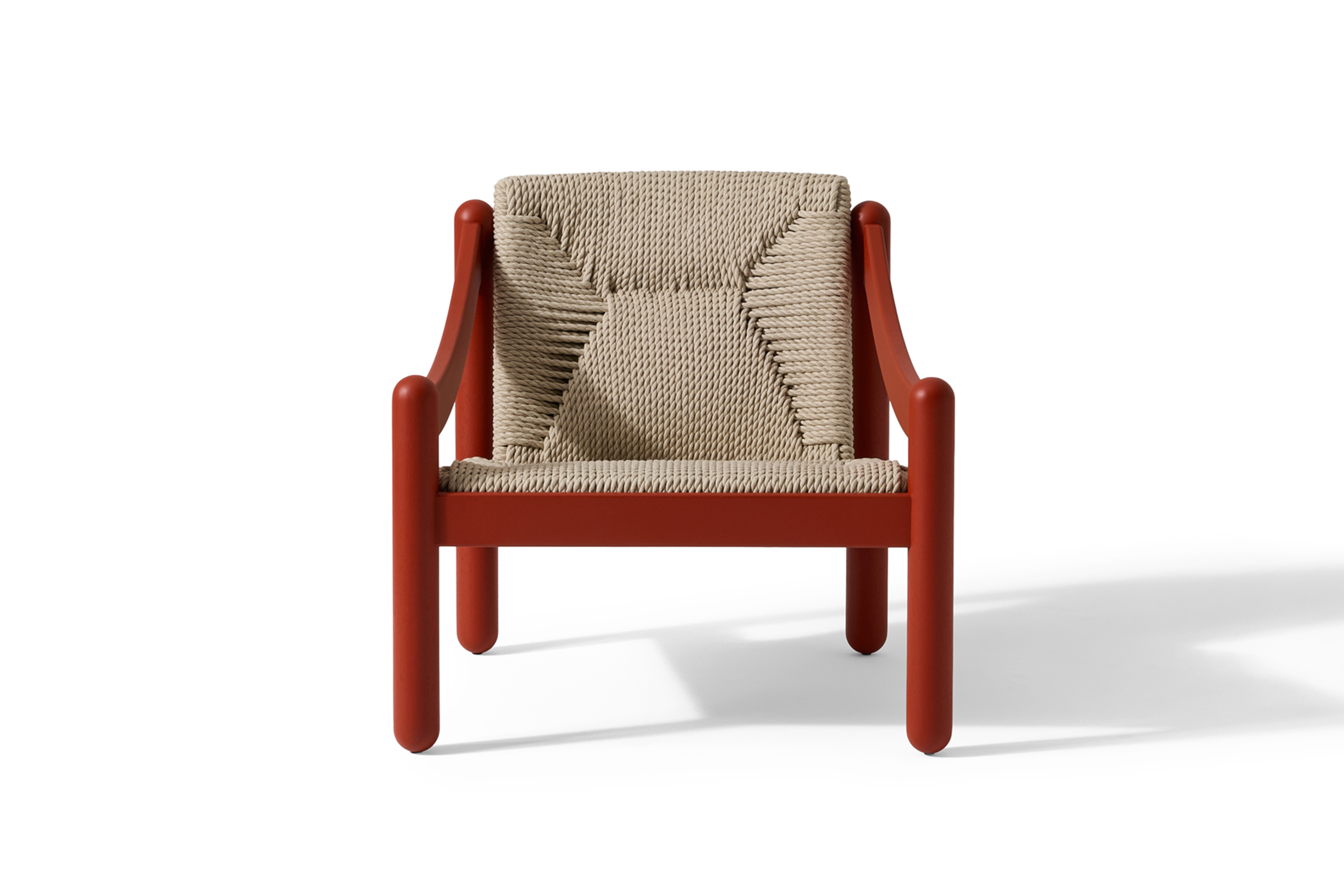 Novetrenta rope armchair - Italian outdoor design by Vico Magistretti