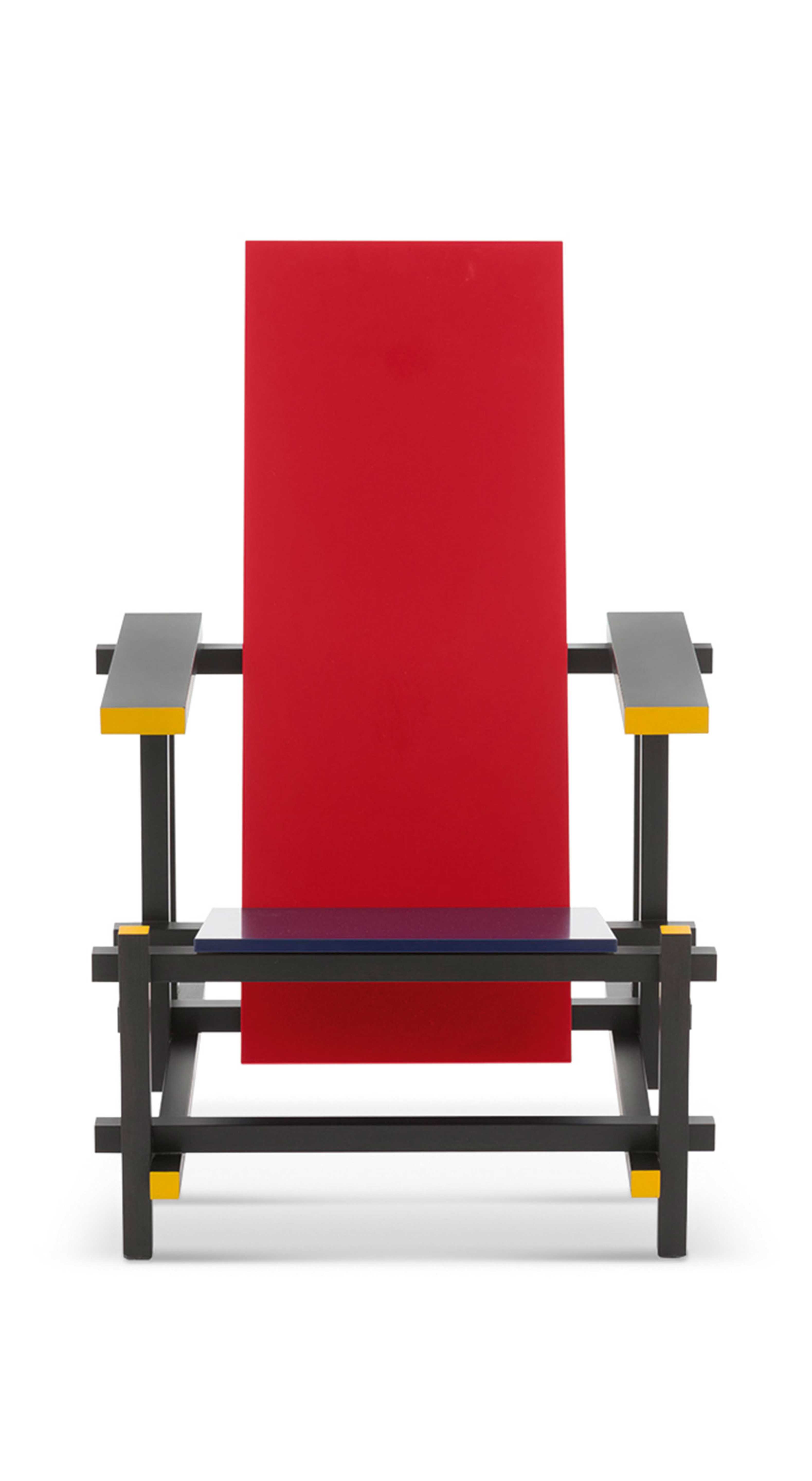 Gerrit rietveld red and blue chair clearance
