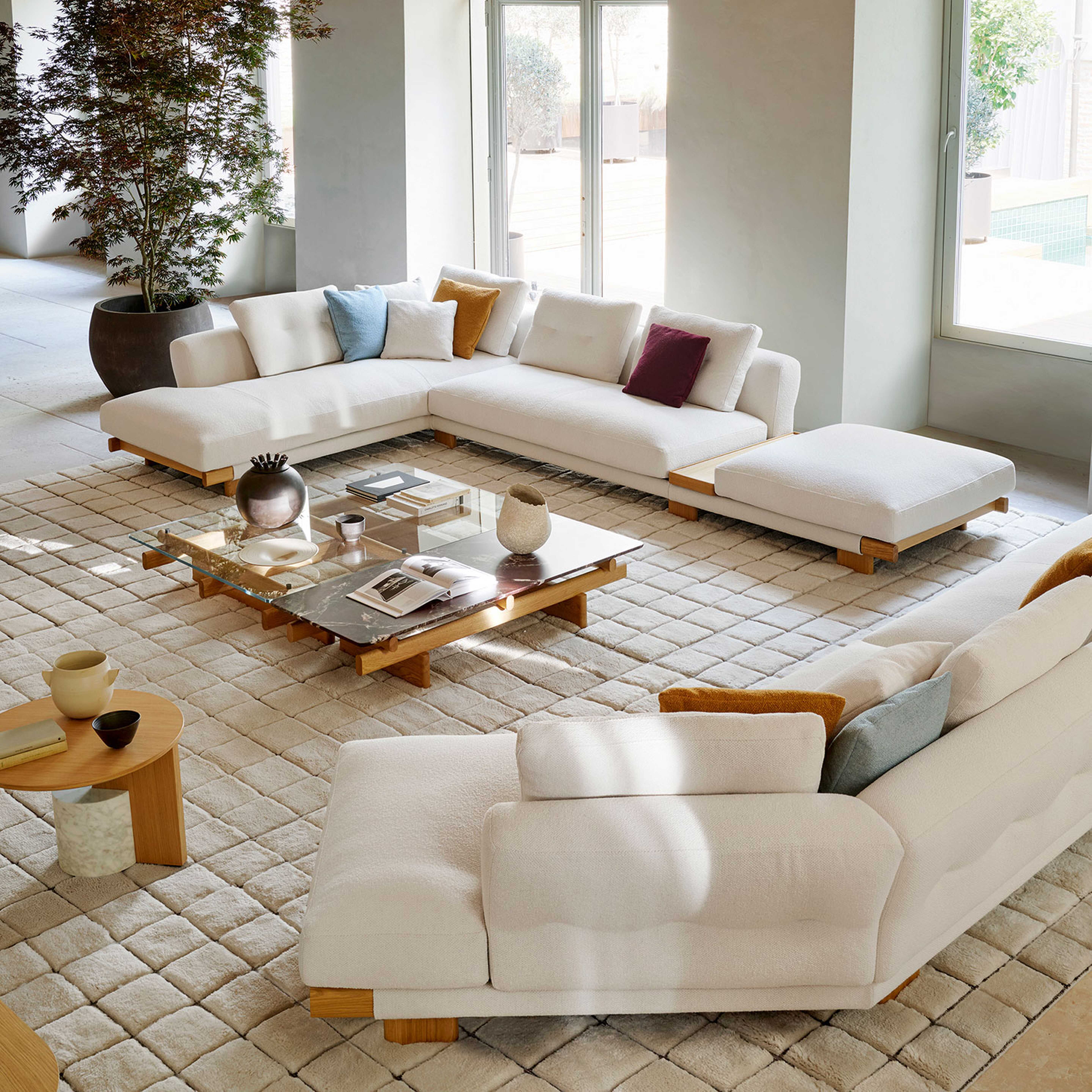 【限定特価／送料込み】Cassina GRANDANGOLO SOFA 楽天市場】Cassina GRANDANGOLO SOFA 2P WHITE カッシーナ