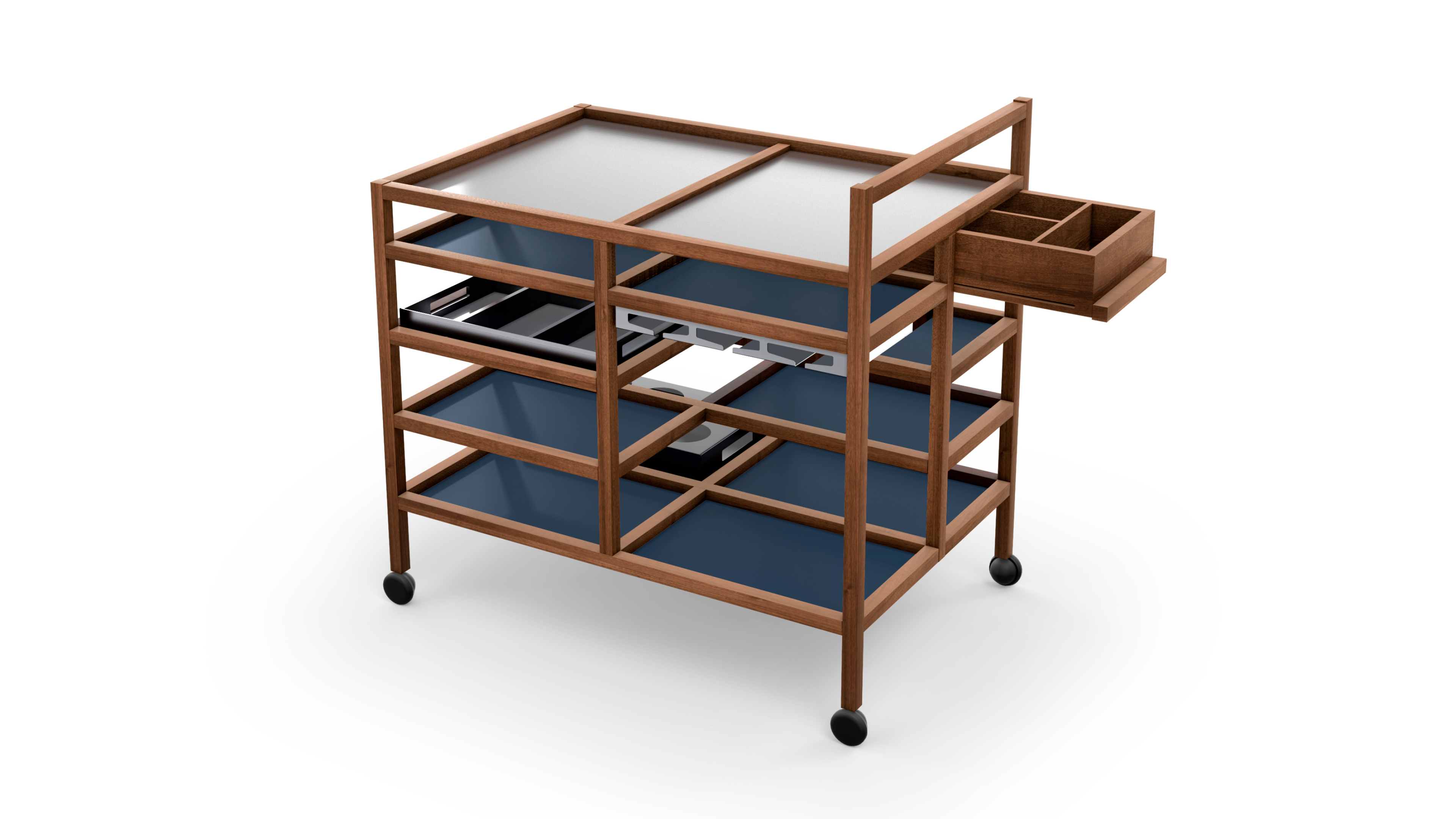 Serving Cart Serving cart by Bodil Kjaer | Cassina