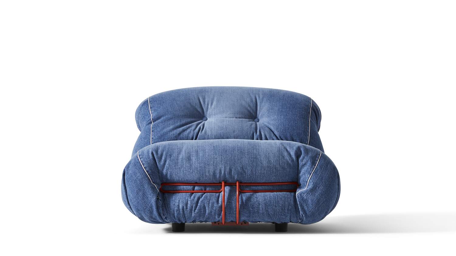 Sessel Soriana, aus japanischem Denim | A&T Scarpa | Cassina