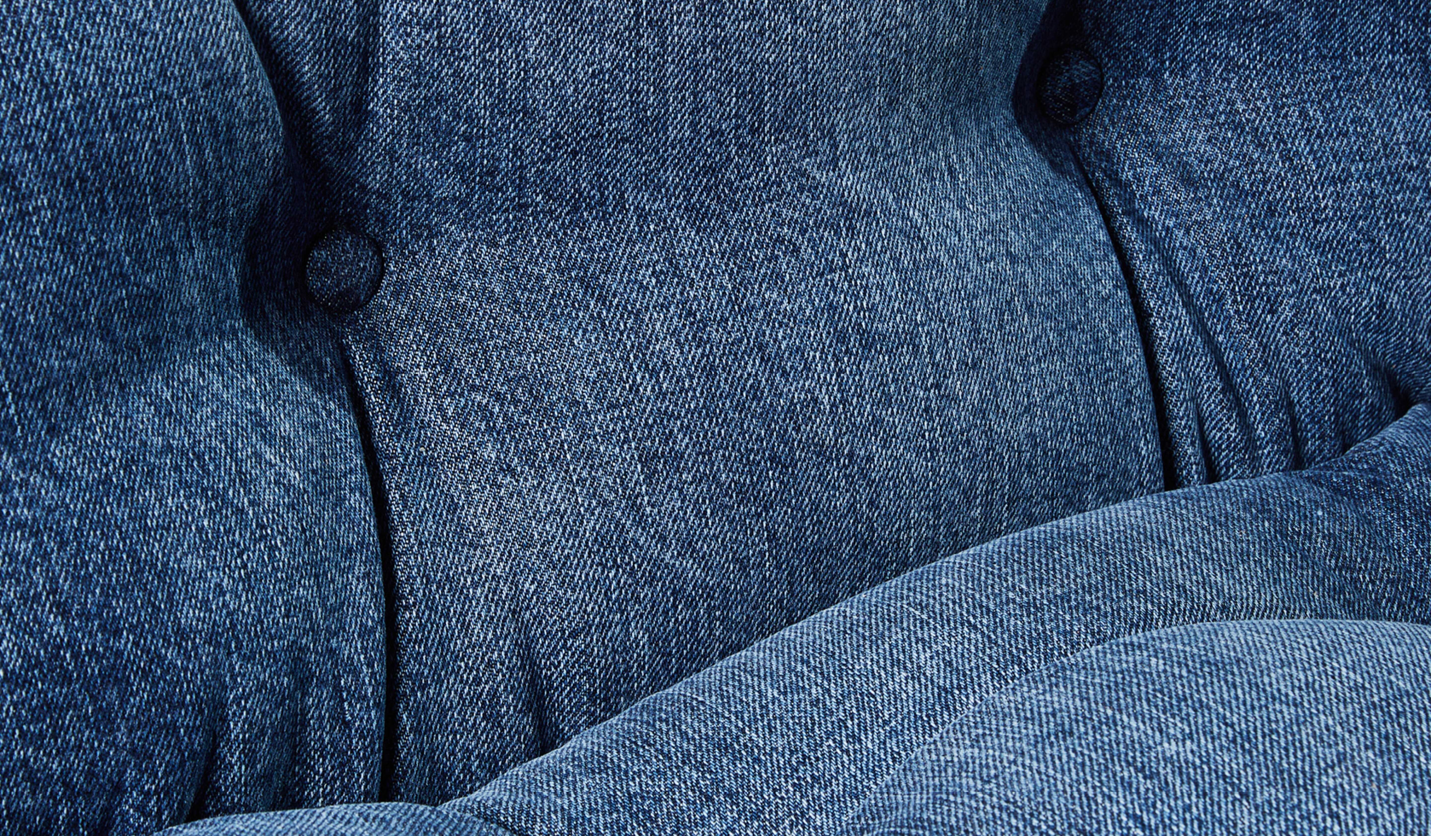Soriana armchair Denim crafted by Roy Roger's® | Cassina