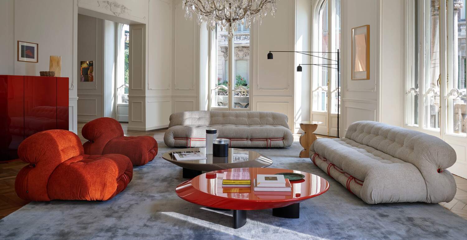 Soriana - Iconic Sofa by Afra & Tobia Scarpa - Cassina