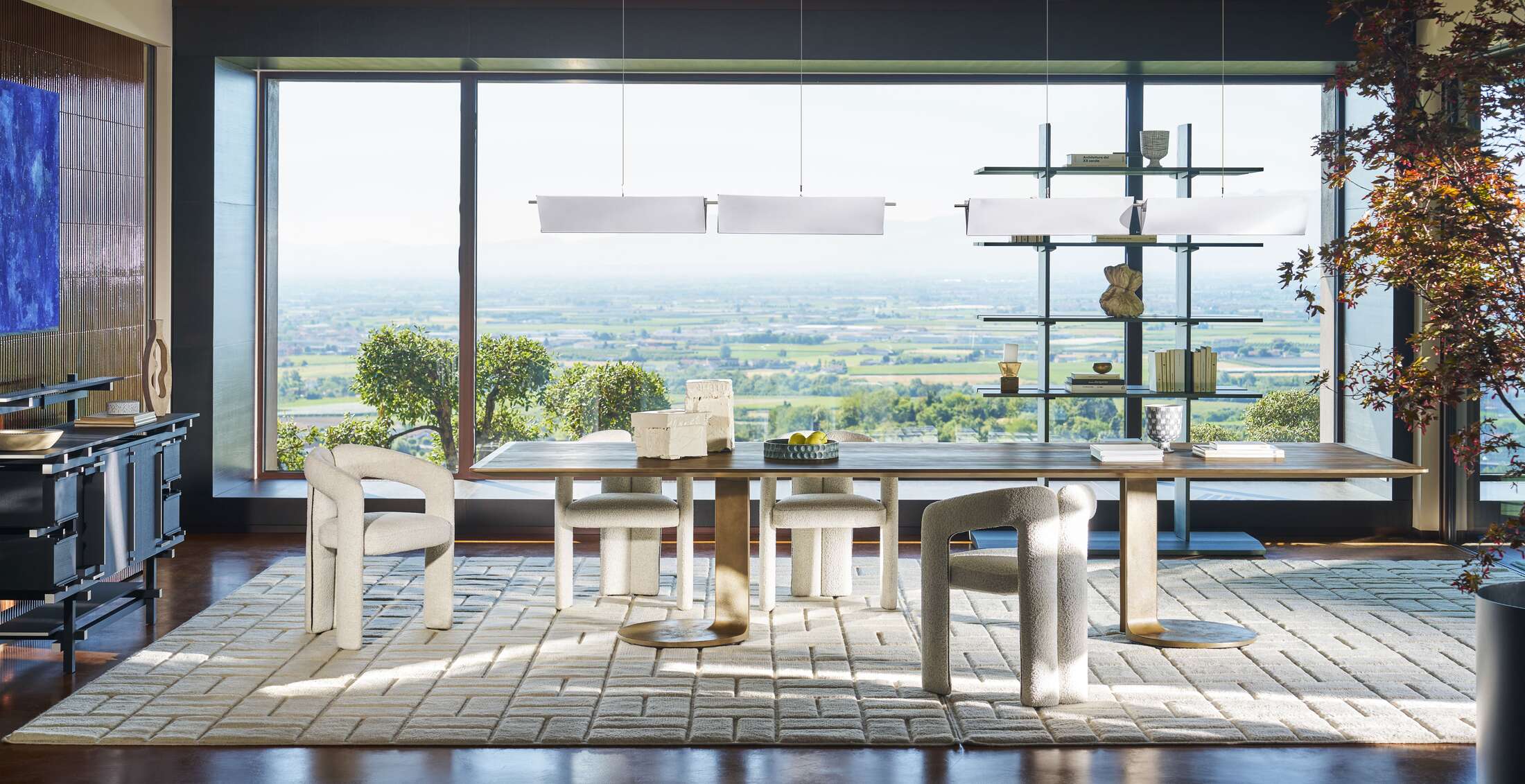 TL59 Double Base Table - Design by Afra and Tobia Scarpa - Cassina