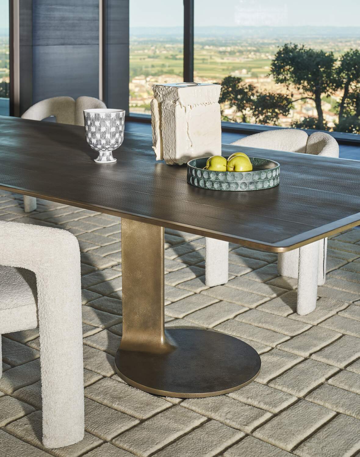 TL59 Double Base Table - Design by Afra and Tobia Scarpa - Cassina