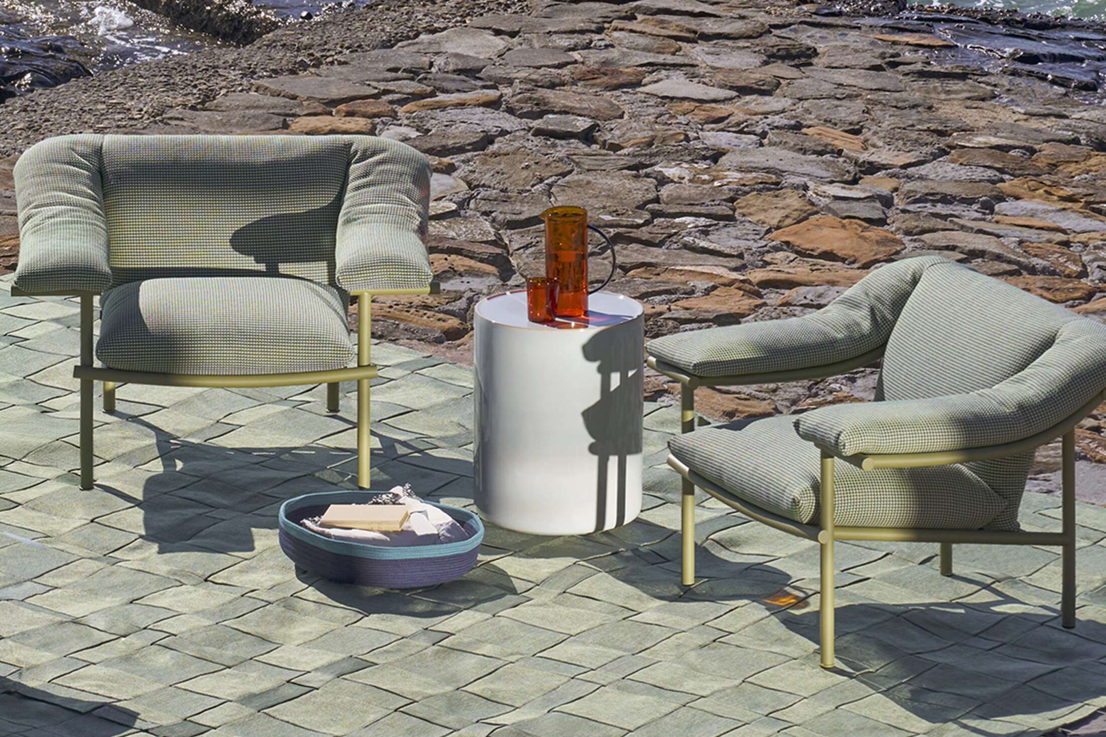 Torei Outdoor Coffee Tables - Luca Nichetto Design