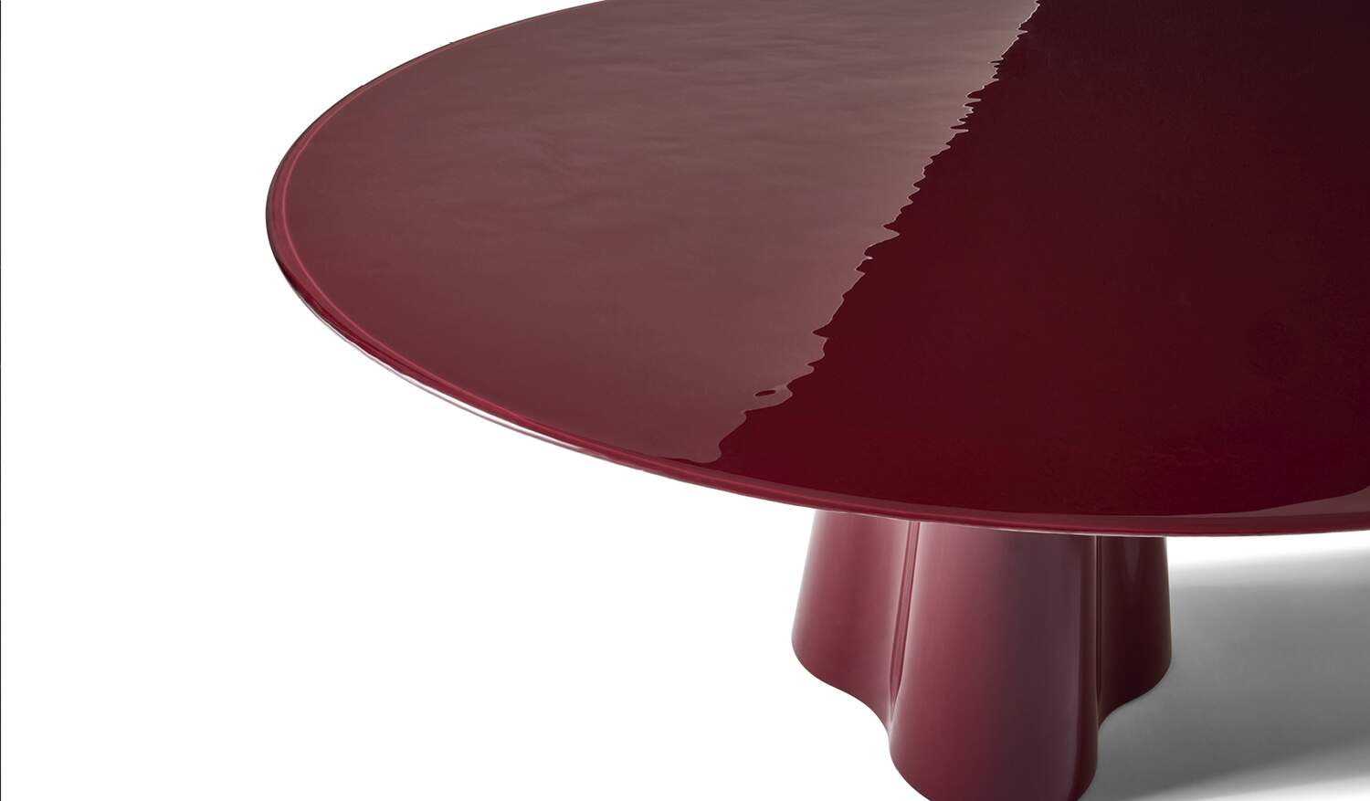 ☆ Trefle  トレフル☆D70 ボルドー　新品 Treflo Oval Table - Designed by Ronan Bouroullec - Cassina