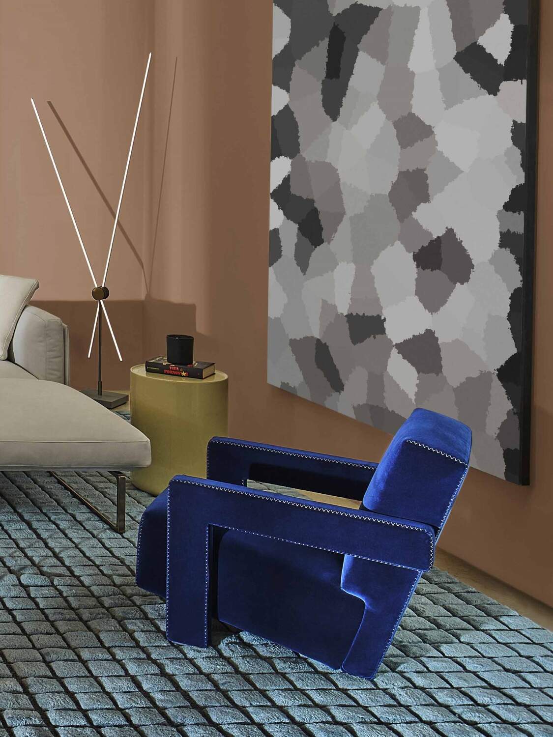 Utrecht Poltrona Gerrit Thomas Rietveld Design Italiano Cassina