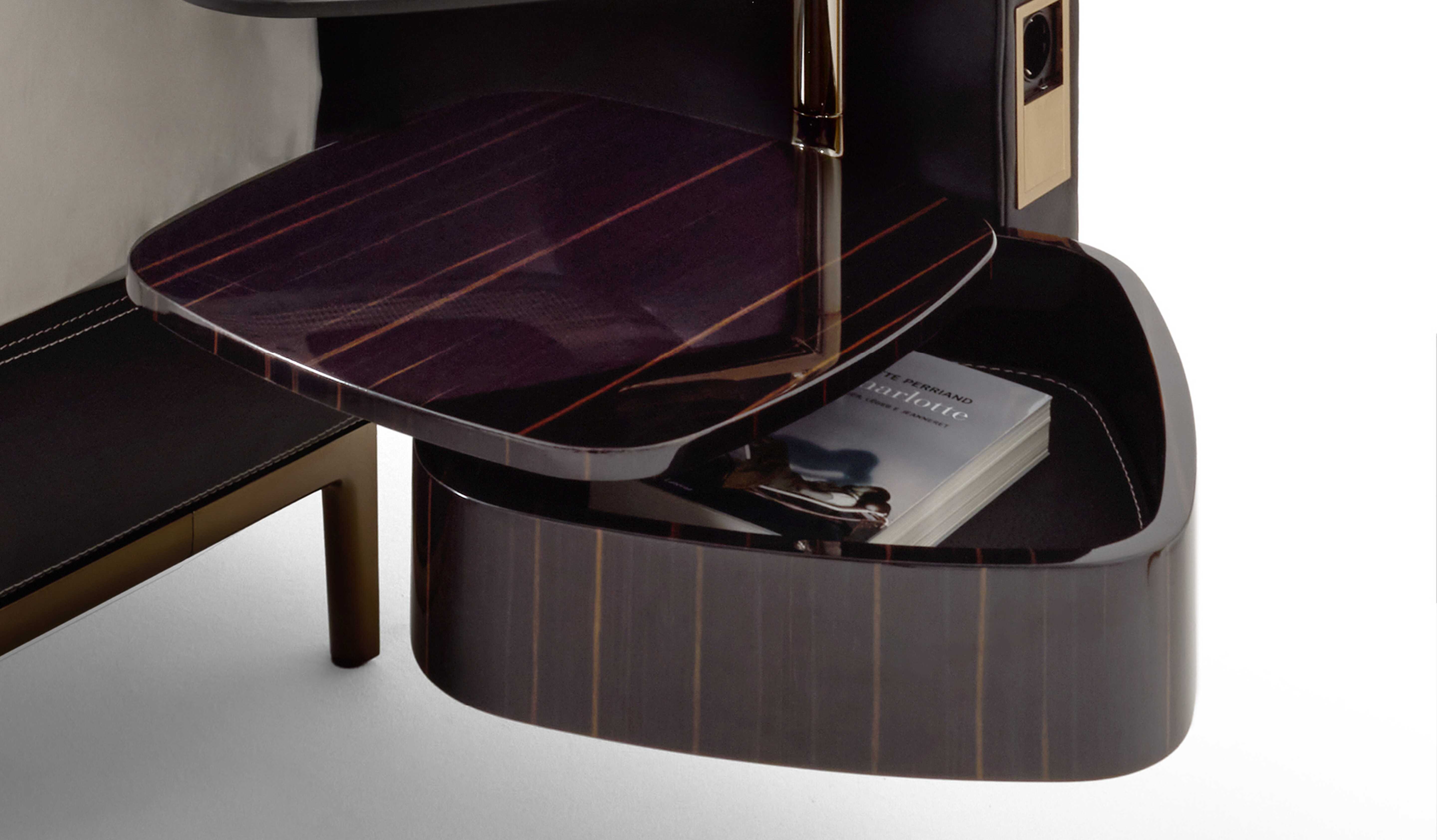 Volage Ex-S Night bed in Voyage leather | Philippe Starck