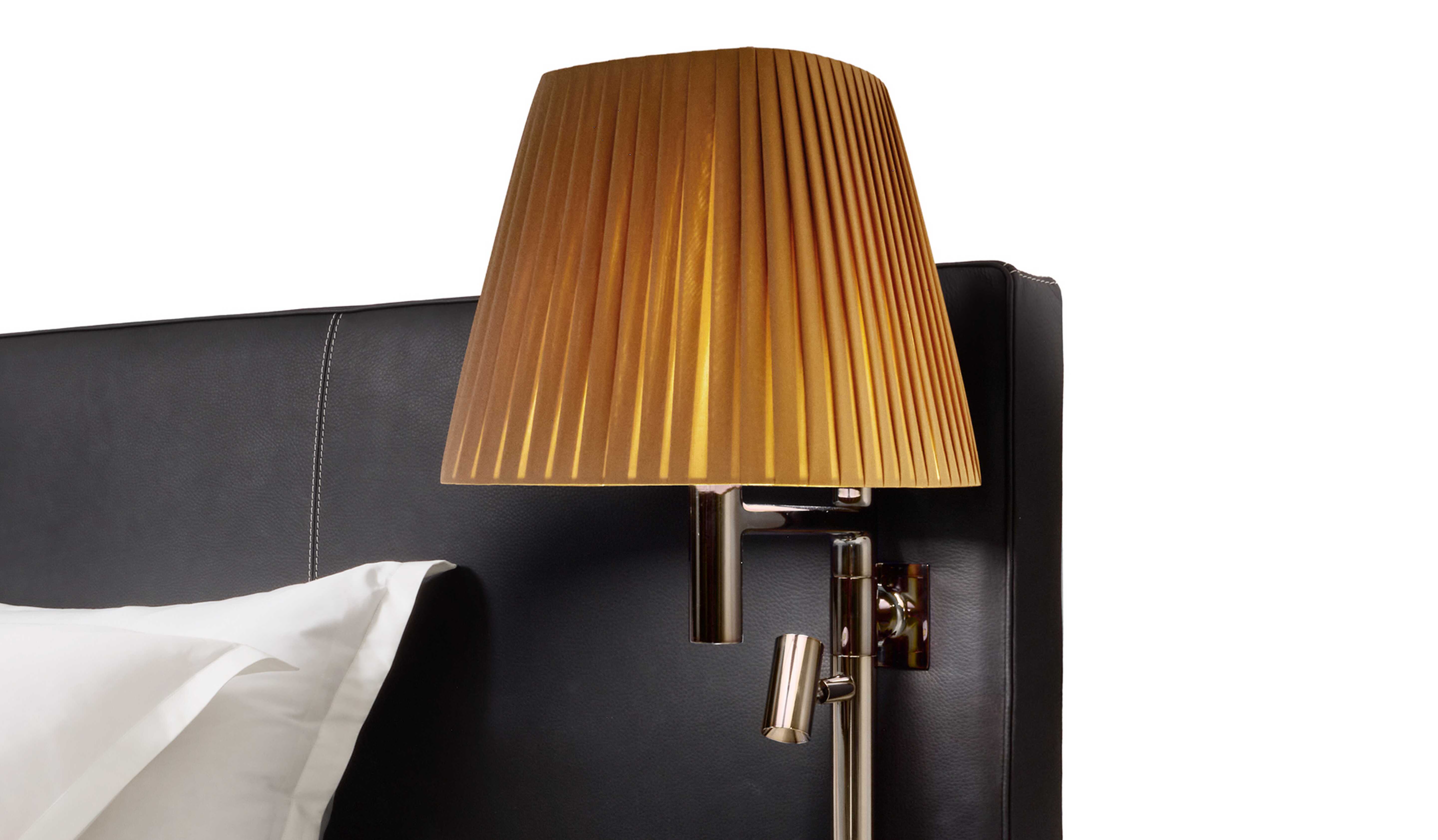 Volage Ex-S Night bed in Voyage leather | Philippe Starck