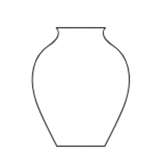 Jar-shaped